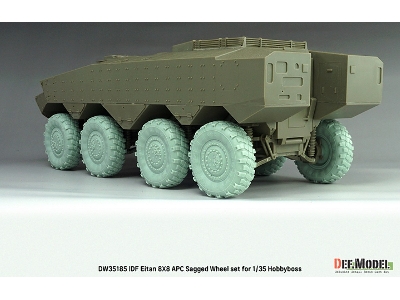 Idf Eitan 8x8 Apc - Sagged Wheel Set / Michelin Xml (For Hobby Boss Kits) - zdjęcie 14