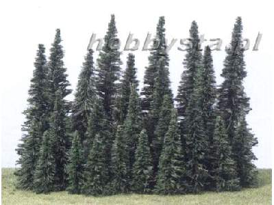 Drzewa - choinki - wys. 9 cm - 40 sztuk. - zdjęcie 1