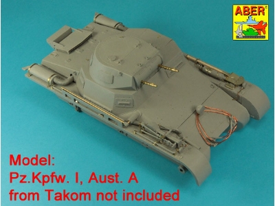 Pz.Kpfw. I, Ausf.A lub B -Uchwyty do narzędzi i wyposażenia - zdjęcie 5