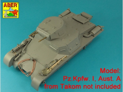 Pz.Kpfw. I, Ausf.A lub B -Uchwyty do narzędzi i wyposażenia - zdjęcie 6