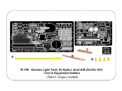 Pz.Kpfw. I, Ausf.A lub B -Uchwyty do narzędzi i wyposażenia - zdjęcie 36