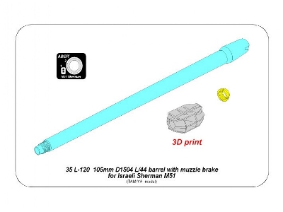 Lufa z hamulcem wylotowym do izraelskiego czołgu M51 Sherman - zdjęcie 15