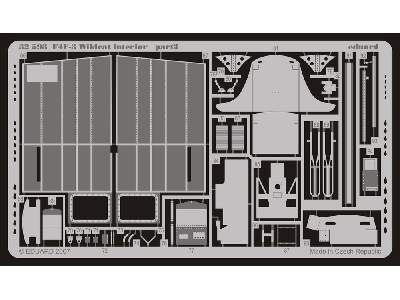  F4F-3 interior S. A. 1/32 - Trumpeter - blaszki - zdjęcie 4