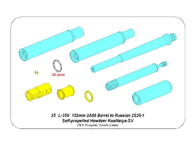 Lufa 152mm 2A88 do  rosyjskiej haubicy 2S35-1 Koalicja -SV - zdjęcie 15