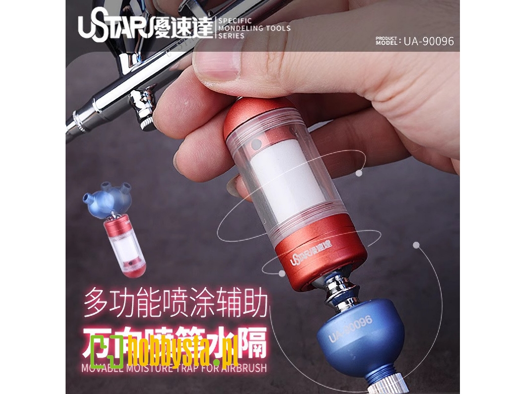 Movable Moisture Trap For Airbrush - zdjęcie 1
