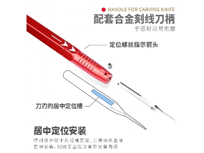 Tungsten Steel Carving Knife Set - zdjęcie 3