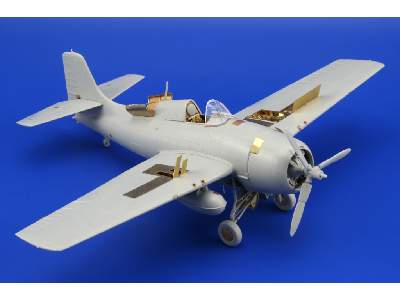  F4F-3 S. A. 1/48 - Hobby Boss - blaszki - zdjęcie 3