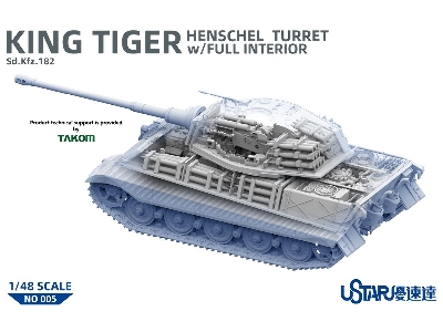 King Tiger Henschel Turret With Full Interior - zdjęcie 3