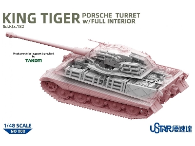 King Tiger Porsche Turret With Full Interior - zdjęcie 4