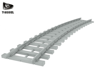 European Gauge Straight Rail And Curved Rail 360mm - zdjęcie 4