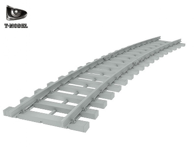 European Gauge Straight Rail And Curved Rail 720mm - zdjęcie 6