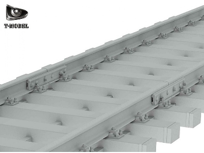 European Gauge Straight Rail And Curved Rail 720mm - zdjęcie 7