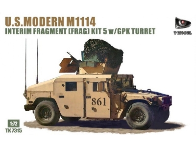 U.S. Modern M1114 Hmmwv Interim Fragment (Frag) Kit 5 W Gpk Turret - zdjęcie 1