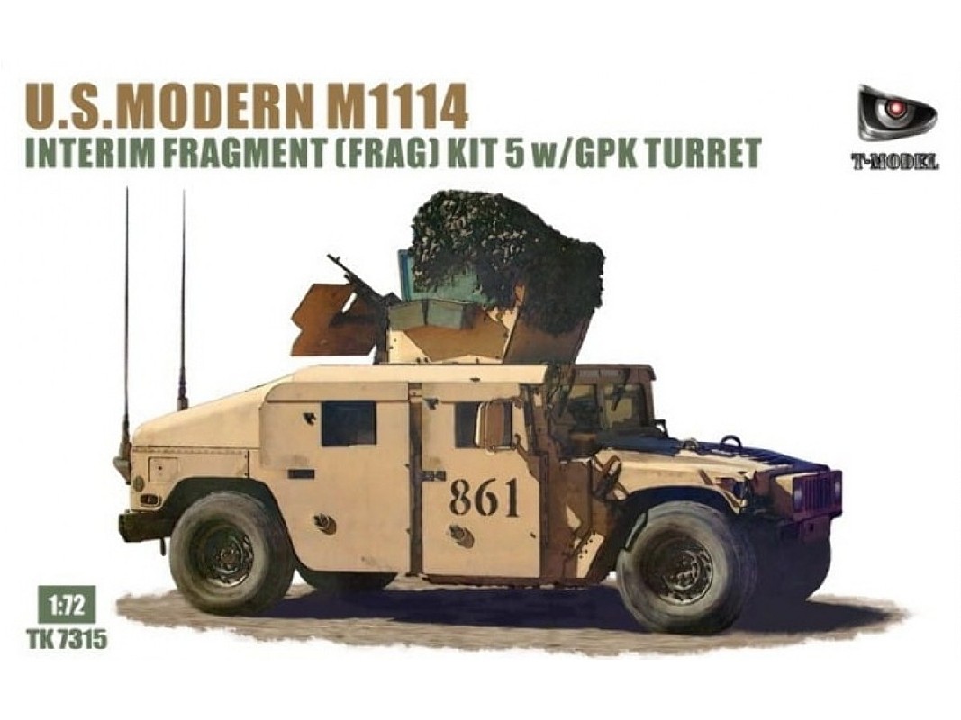 U.S. Modern M1114 Hmmwv Interim Fragment (Frag) Kit 5 W Gpk Turret - zdjęcie 1