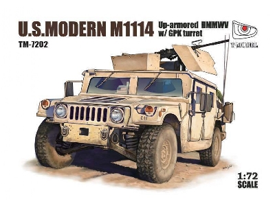 U.S. Modern M1114 Up-armored Hmmwv W/ Gpk Turret - zdjęcie 1