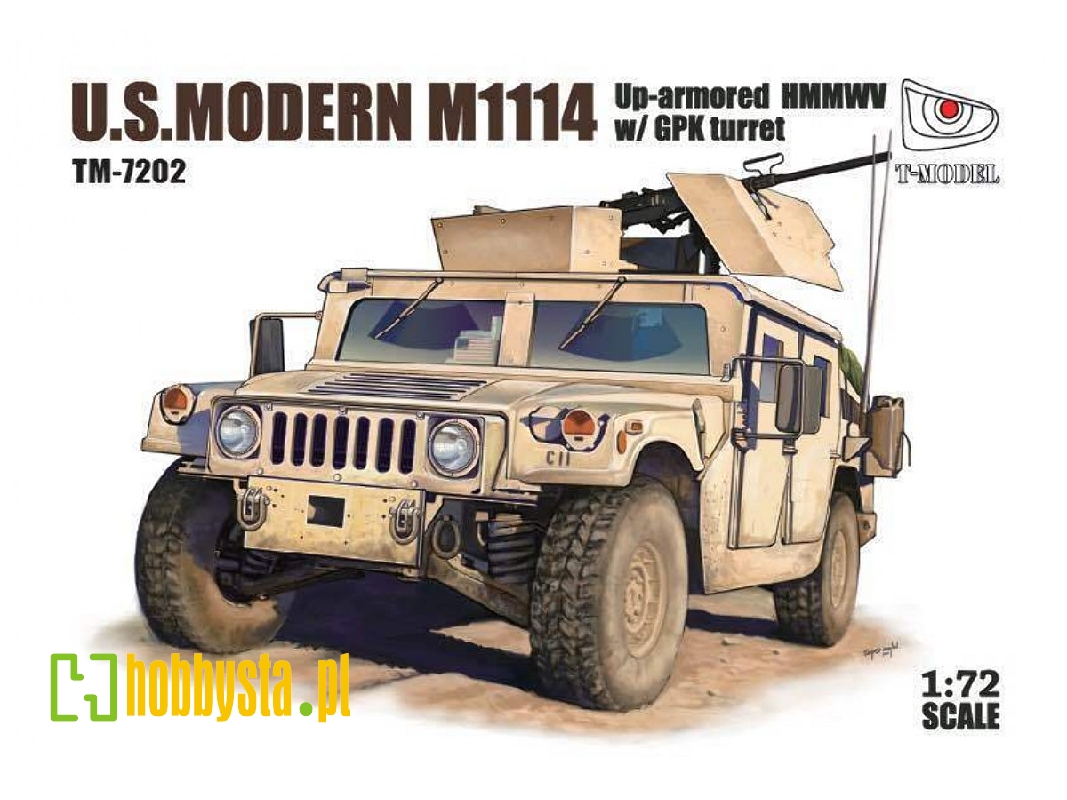 U.S. Modern M1114 Up-armored Hmmwv W/ Gpk Turret - zdjęcie 1