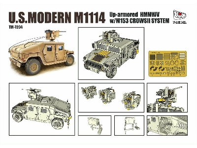 U.S. Modern M1114 Up-armored Hmmwv W/ M153 Crowsii System - zdjęcie 2