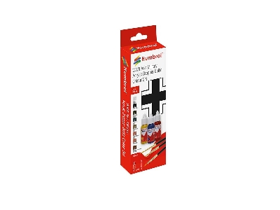 Db9065 Acrylic Paint & Brush Wwii Axis Military Colours - zdjęcie 1
