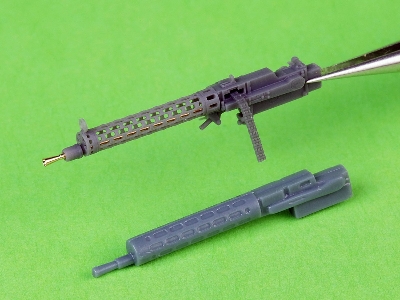 Niemiecki Km Z Okresu I W.św. Spandau Lmg 08/15 (2 Szt.) - Z Krótką Rączką Przeładowania - Wydruki 3d I Mosiężne Lufy - 