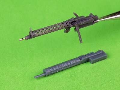 Niemiecki Km Z Okresu I W.św. Spandau Lmg 08/15 (2 Szt.) - Z Długą Rączką Przeładowania - Wydruki 3d I Mosiężne Lufy - z