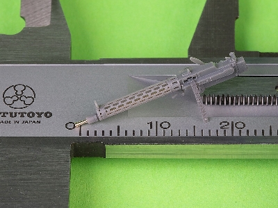 Niemiecki Km Z Okresu I W.św. Spandau Lmg 08/15 (2 Szt.) - Z Długą Rączką Przeładowania - Wydruki 3d I Mosiężne Lufy - z