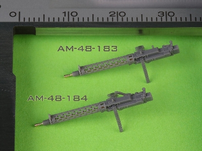 Niemiecki Km Z Okresu I W.św. Spandau Lmg 08/15 (2 Szt.) - Z Długą Rączką Przeładowania - Wydruki 3d I Mosiężne Lufy - z