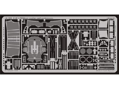  F4F-4 engine and undercarr.  1/48 - Hobby Boss - blaszki - zdjęcie 1