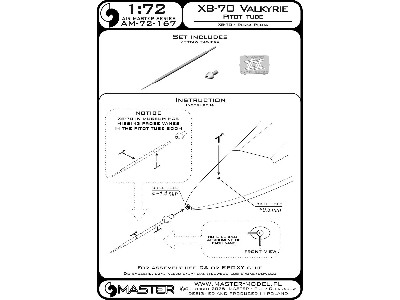 North American Xb-70 Valkyrie - Rurka Pitota - zdjęcie 5