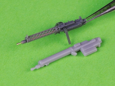 Niemiecki Km Z Okresu I W.św. Spandau Lmg 08/15 (2 Szt.) - Z Krótką Rączką Przeładowania - Wydruki 3d I Mosiężne Lufy - 