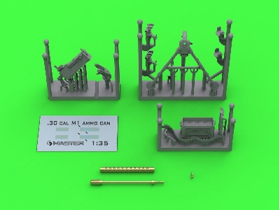 Browning M1919 A4 .30 Cal (7,62 Mm) - Karabin Maszynowy Na Trójnogu M2 (Ze Skrzynką Amunicyjną M1) - zdjęcie 1