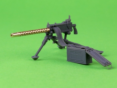 Browning M1919 A4 .30 Cal (7,62 Mm) - Karabin Maszynowy Na Trójnogu M2 (Ze Skrzynką Amunicyjną M1) - zdjęcie 2