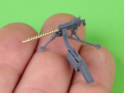 Browning M1919 A4 .30 Cal (7,62 Mm) - Karabin Maszynowy Na Trójnogu M2 (Ze Skrzynką Amunicyjną M1) - zdjęcie 5