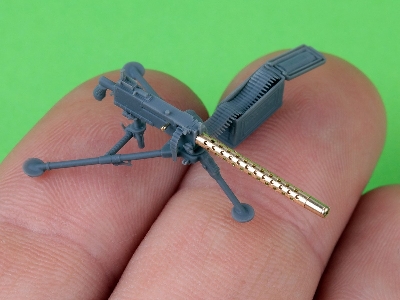 Browning M1919 A4 .30 Cal (7,62 Mm) - Karabin Maszynowy Na Trójnogu M2 (Ze Skrzynką Amunicyjną M1) - zdjęcie 6