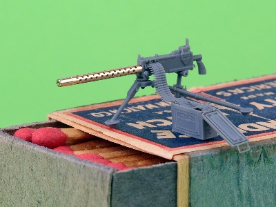 Browning M1919 A4 .30 Cal (7,62 Mm) - Karabin Maszynowy Na Trójnogu M2 (Ze Skrzynką Amunicyjną M1) - zdjęcie 7