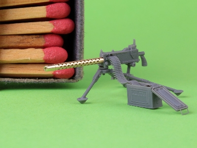 Browning M1919 A4 .30 Cal (7,62 Mm) - Karabin Maszynowy Na Trójnogu M2 (Ze Skrzynką Amunicyjną M1) - zdjęcie 8