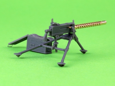 Browning M1919 A4 .30 Cal (7,62 Mm) - Karabin Maszynowy Na Trójnogu M2 (Ze Skrzynką Amunicyjną M1) - zdjęcie 9