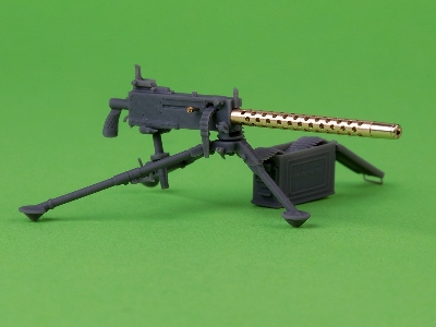 Browning M1919 A4 .30 Cal (7,62 Mm) - Karabin Maszynowy Na Trójnogu M2 (Ze Skrzynką Amunicyjną M1) - zdjęcie 11
