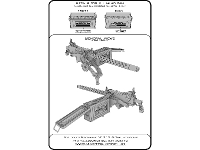 Browning M1919 A4 .30 Cal (7,62mm) - Mocowanie E6160 - Używany Np. Na M4 Sherman, T17e1 Staghound - zdjęcie 4