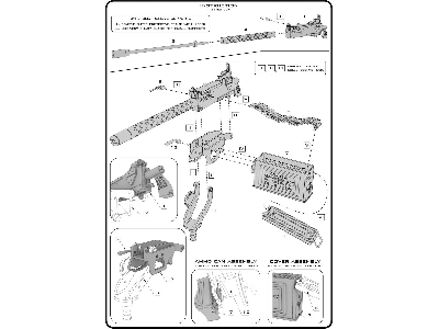 Browning M1919 A4 .30 Cal (7,62mm) - Mocowanie E6160 - Używany Np. Na M4 Sherman, T17e1 Staghound - zdjęcie 13