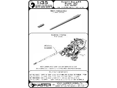 Lufa Niemieckiego Działka 2cm L/65 Flak 30 (1 Szt.) - zdjęcie 7