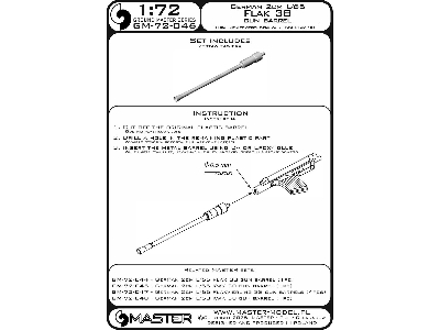 Lufa Niemieckiego Działka 2cm L/65 Flak 38 (1 Szt.) - zdjęcie 4