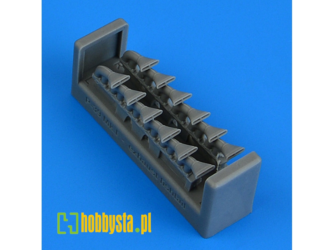 Bell P-39 Mk.I Airacobra - Exhaust Fishtail Type (For Arma Hobby Kits) - zdjęcie 1
