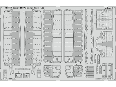 Supermarine Spitfire Mk.Vb - Landing Flaps (For Kotare Kits) - zdjęcie 1