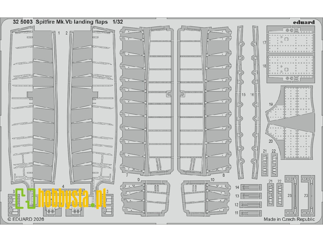 Supermarine Spitfire Mk.Vb - Landing Flaps (For Kotare Kits) - zdjęcie 1