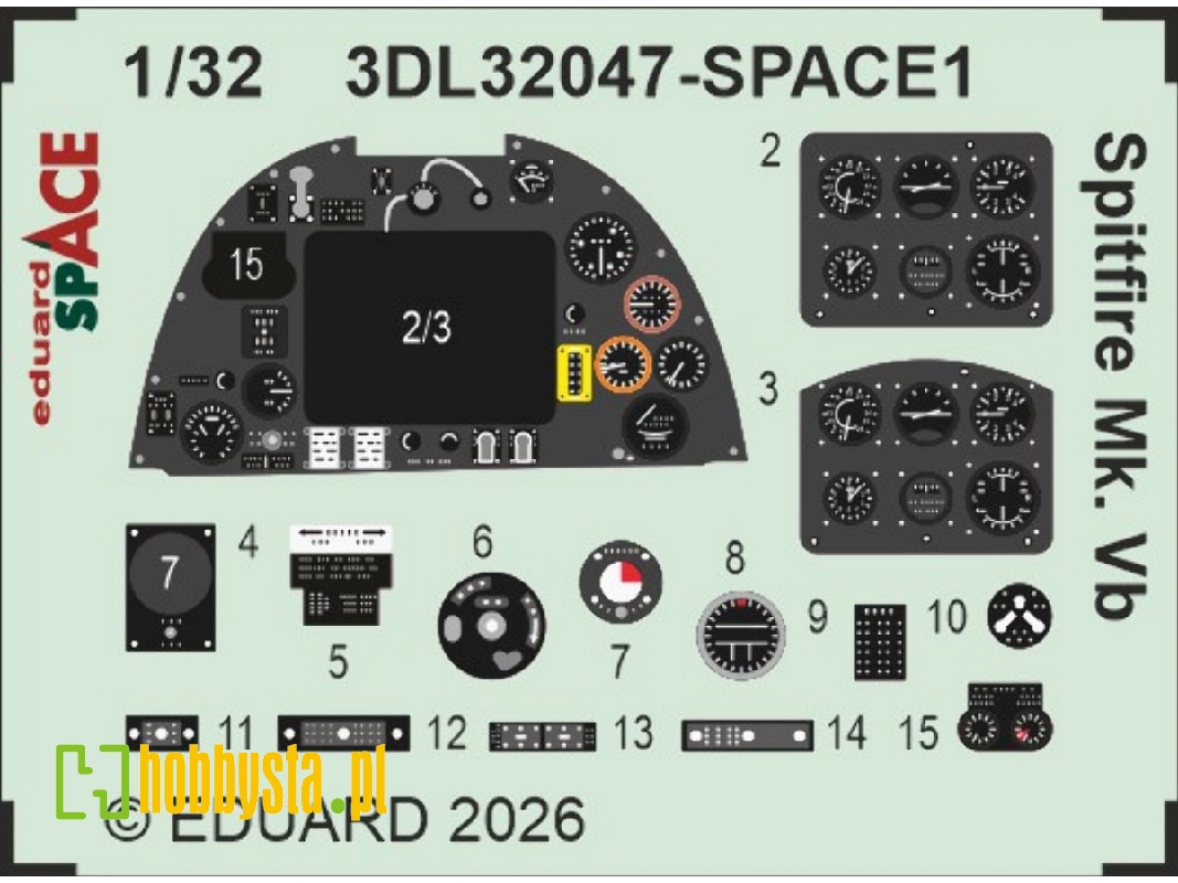 Supermarine Spitfire Mk.Vb - Space Set (For Kotare Kits) - zdjęcie 1