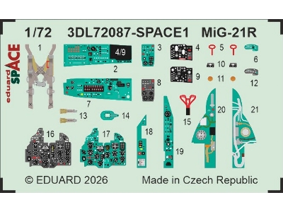 Mig-21 R - Space Set (For Eduard Kits) - zdjęcie 1