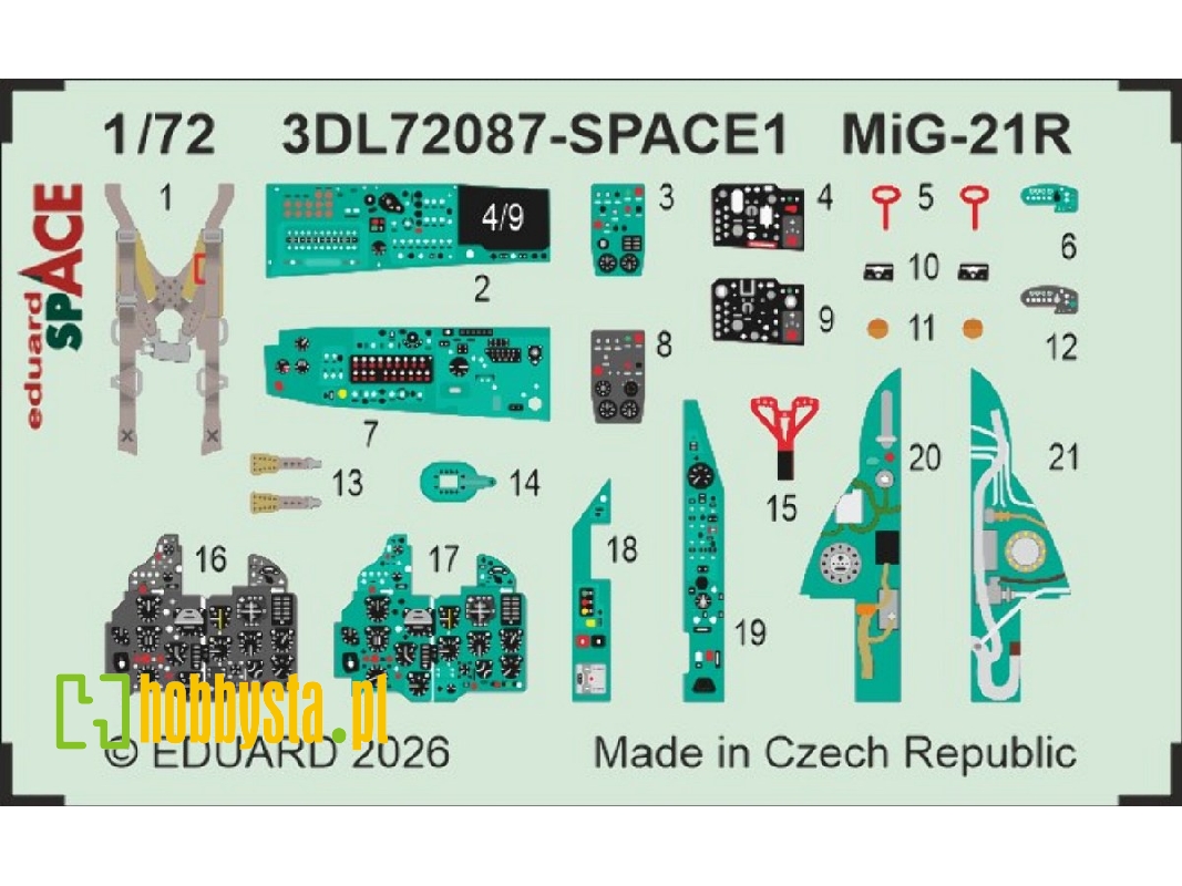Mig-21 R - Space Set (For Eduard Kits) - zdjęcie 1