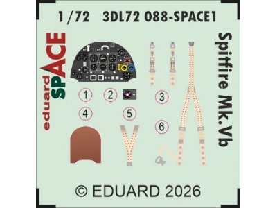 Supermarine Spitfire Mk.Vb - Space Set (For Ibg Models Kits) - zdjęcie 1