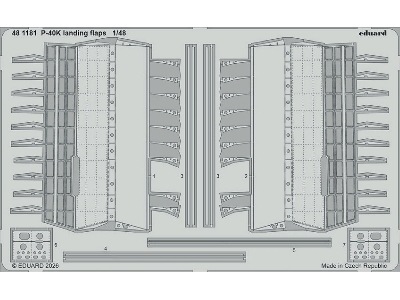 Curtiss P-40 K - Landing Flaps (For Eduard Kits) - zdjęcie 1