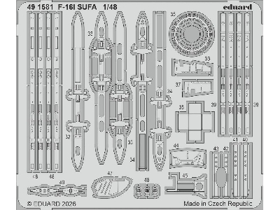 Lockheed Martin F-16 I Sufa - Pe Set (For Gwh Kits) - zdjęcie 1